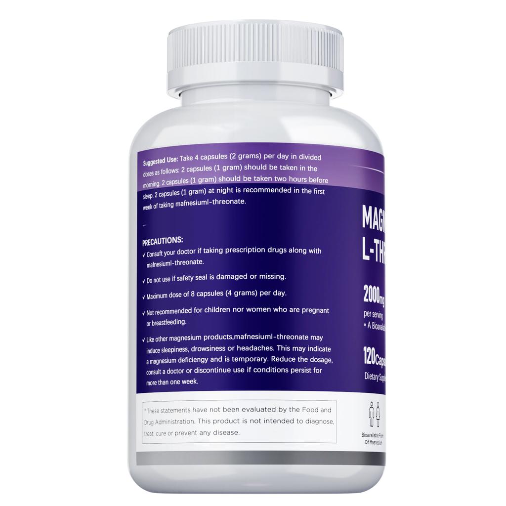Buporui High-Absorption Magnesium Dietary Supplement, L-Threonine Magnesium, Supporting Daily Well-being and Cognitive Nutrition