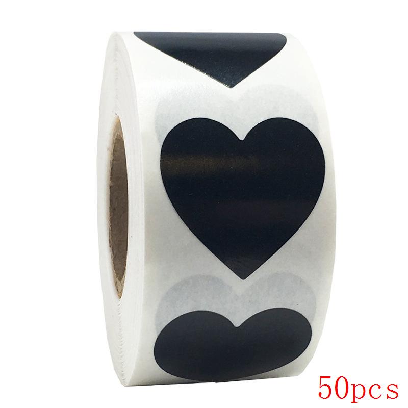Heart Red Stickers Seal Labels 50-500Pcs Labels Stickers Scrapbooking For Package And Wedding Decoration Stationery Sticker