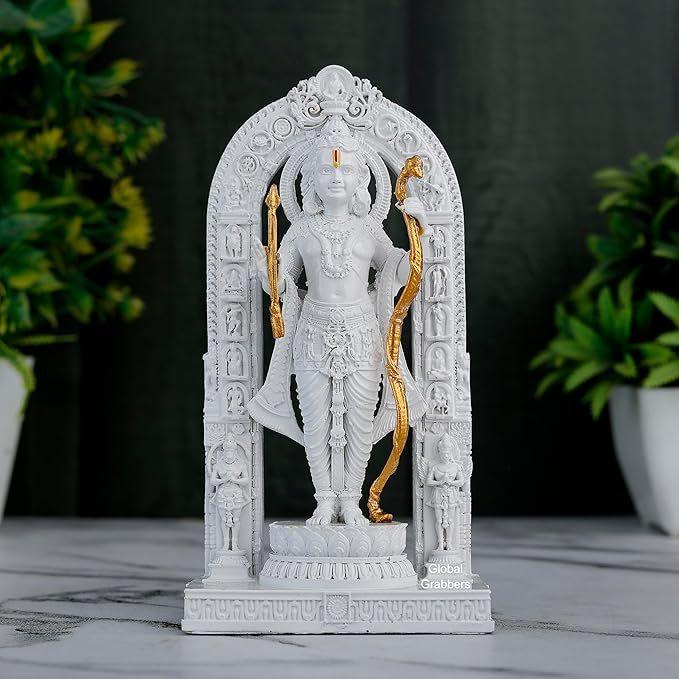Ram Lalla Ayodhya Idol Statue Showpiece Murti for Home Decor Decoration Gift Gifting Items car Dashboard Accessories