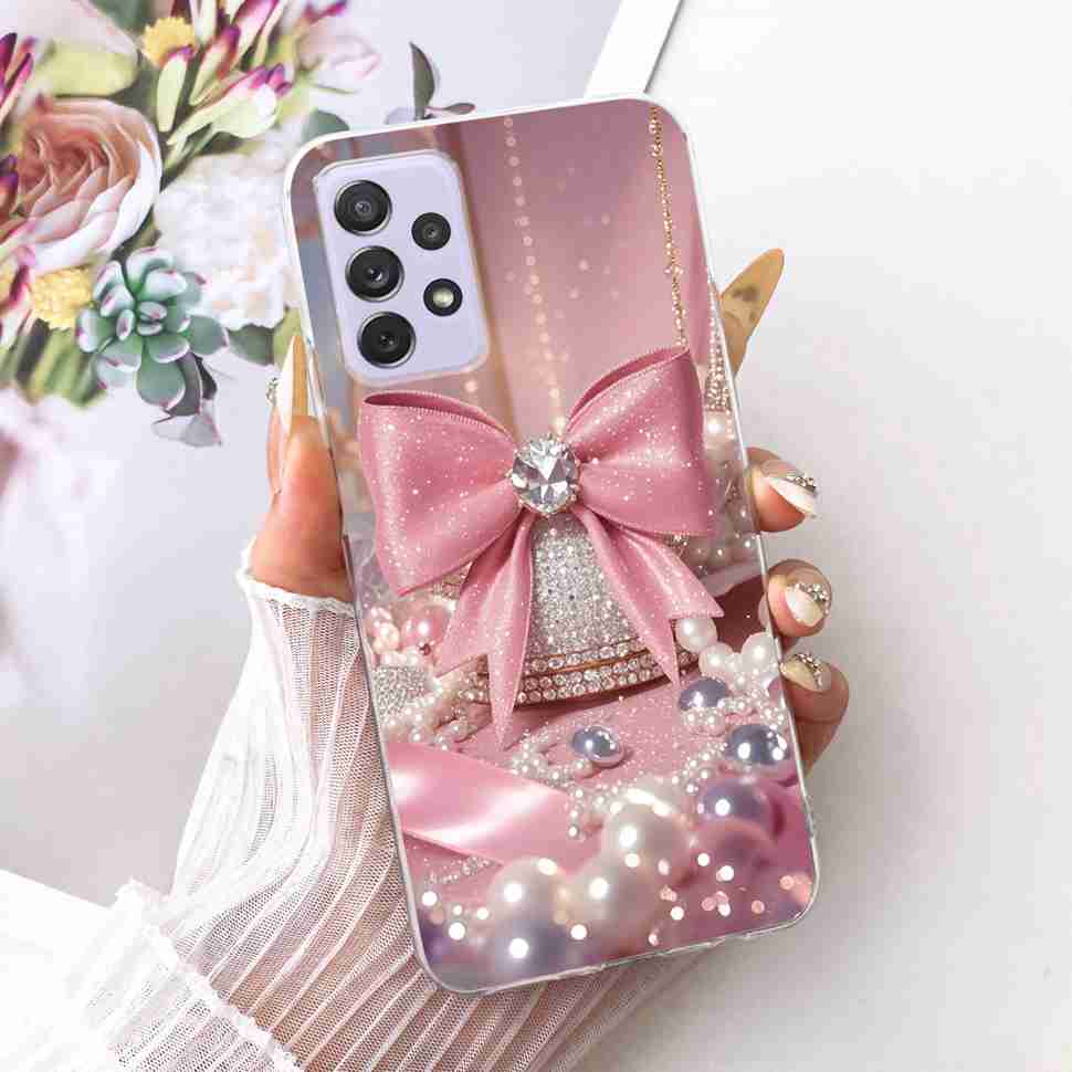 Für Samsung A72 Hülle SM-A725F Fundas Weiches Silikon Luxuriöse Bemalte Abdeckung Hüllen Für Samsung Galaxy A72 Gehäuse Bumper