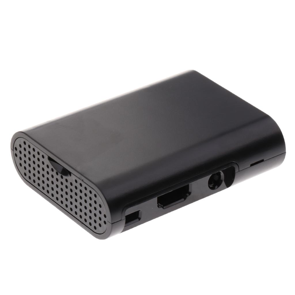 

Plastic Case ABS Enclosure Box DIY Shell for Raspberry Pi 2 Model B B Plus Port Access чорний