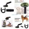 B0KB Pet Grooming Vacuums Brush Attachments With Soft Bristles and Universals Adapter