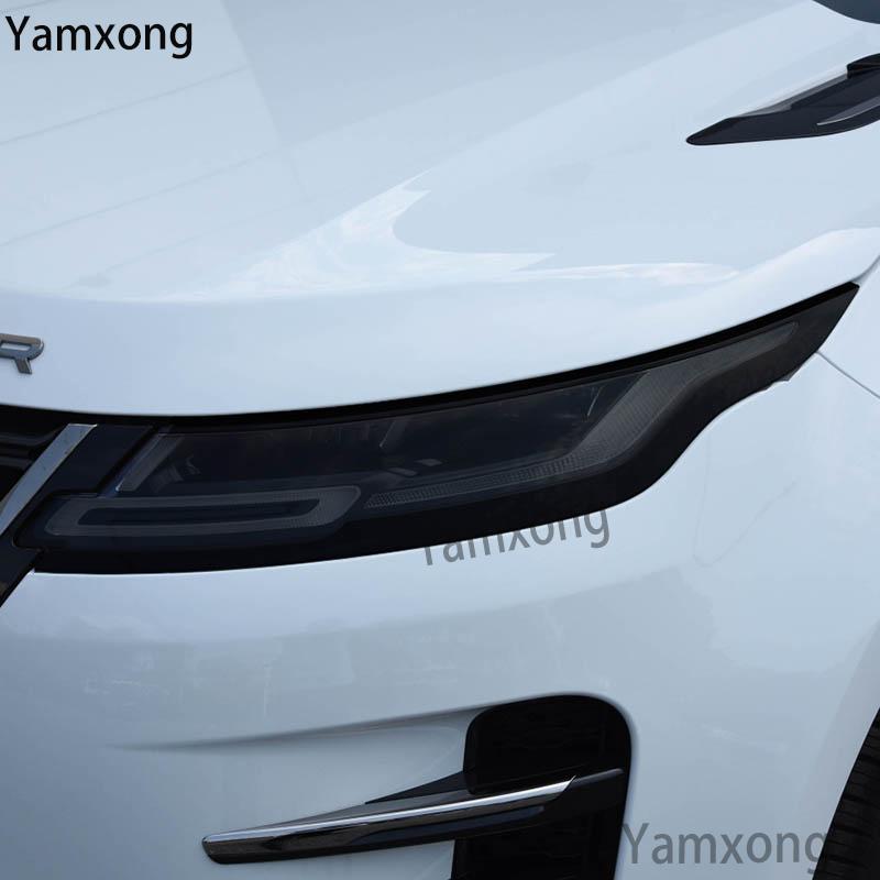 For Range Rover Evoque 2012-2018 Car Headlight Protective Film Black Transparent  Anti Scratch Auto Repair