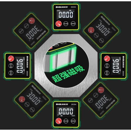 Magnetic Digital Angle Finder, Electronic Laser, Angle Finder Tool, Digital Level with LCD Display, Auto Shut-Off for Precision Measurements, Woodwork