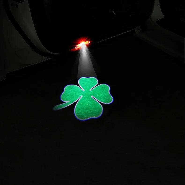 2Pcs Fashion LED Car Door Welcome Light Logo Projector for Alfa Romeo Spider Giulia Giulietta 147 156 159 Mito Stelvio GT Spider