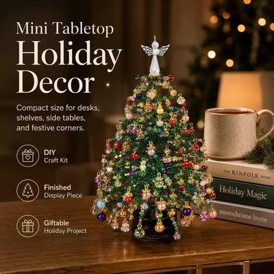DIY Perlen-Weihnachtsbaum-Set - Handgefertigtes Perlen-Set