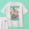 2026 Summer One Piece Anime Going Merry Printed Loose Shortsleeved Pure Cotton Childrens Tshirt Tide Unisex Casual Y2k Loose