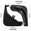 Set Molded Car Mud Flaps For Skoda Fabia 2 5J Mk2 2007-2011 Mudflaps Splash Guards Mud Flap Mudguards Fender Front Rear
