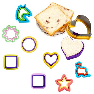 Krajalnica do kanapek, foremki do ciastek, stemple do ciastek i uszczelniacz Krajalnice do warzyw dla dzieci Opiekacz do kanapek Lunchbox Bento Box DIY Lunch