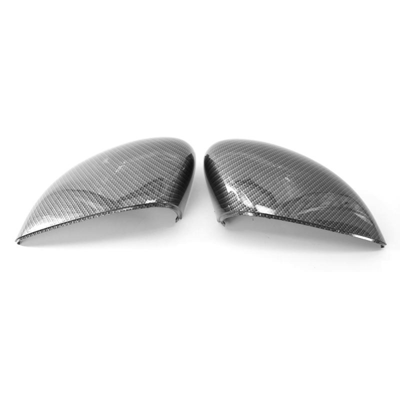 1 Pair of Side Mirror Cover Door Wing Mirror Cover Rearview Mirror Cap for Ford Fiesta MK7 2008-2017 1594522 Side Mirror Cover