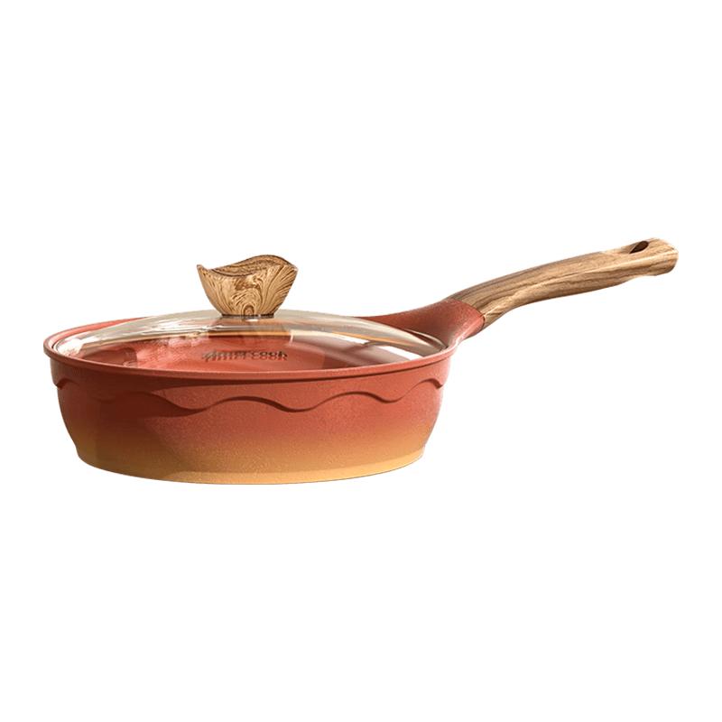 Amercook Retro Terracotta Non-Stick Deep Frypan