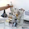 Luxury Desktop Organizer for Cosmetics & Perfumes - Tiered Display Stand with Slanted Storage