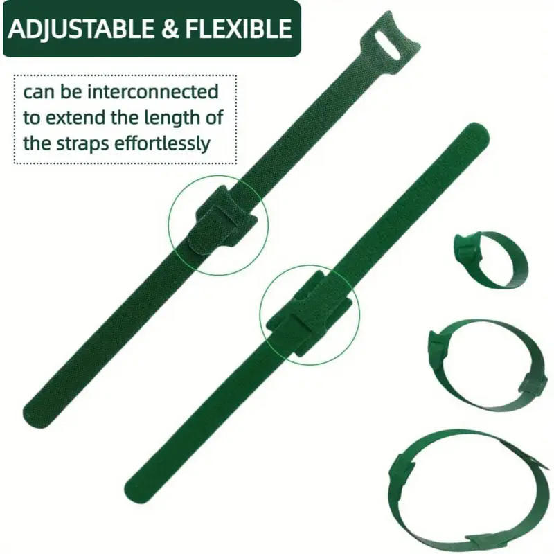 100PCS/SET Nylon Plant Ties Earphone Charging Data Cable Storage Strap Home Self Adhesive Cable Tie Nylon Data Cable Sorting Tie