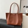 Fashionable Pu Leather Shoulder Tote Bag For Women 2024 New Trendy Handbag Chic Style