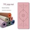 10mm Thick Non-Slip TPE Yoga & Fitness Mat for Sound Insulation & Shock Absorption