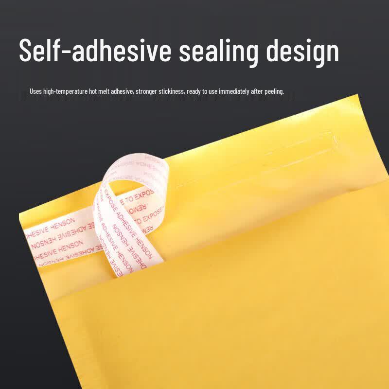 JNL Yellow Kraft Paper Bubble Mailer