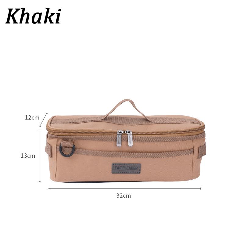 Outdoor Camping Tools Storage Bag Portable Tableware Ground Nail Stove Ground Nail Wind Rope Camping Bag Handbag