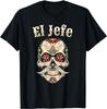 NIEUW BEPERKT El Jefe Suikerschedel Dia De Los Muertos El Jefe T-shirt - GEMAAKT IN DE VS