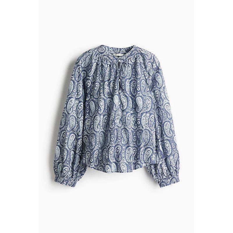 

HM Women s Shirt Fall 2025 New Arrival Work Clothing Loose Long Sleeves Fashion Chinese Stand Collar Tops 1281672