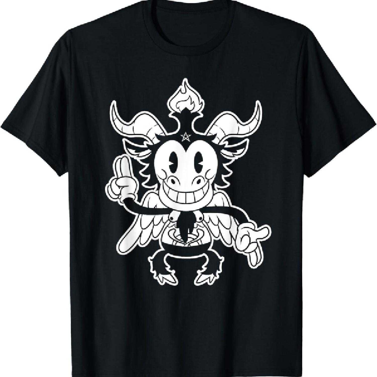 

Blackcraft cute kawaii Baphomet old Cartoon - Lucifer T-Shirt S