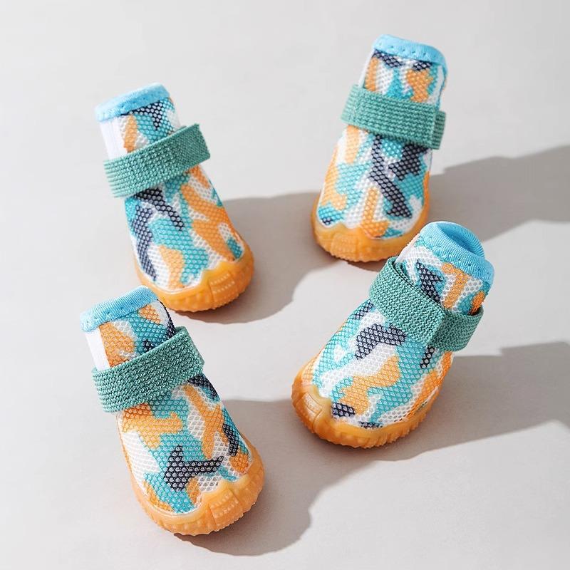 Breathable Mesh All Season Non Slip Durable Dog Shoes For Small Dogs