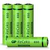 1x4 Gp Recyko Nimh Batteries Aaa 650mah Dect-telefon 12065aaahce-c4