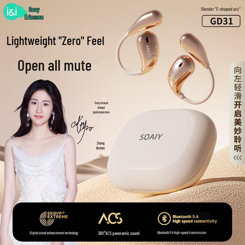 SOAIY GD31 Open-Ear True Wireless Bluetooth Earphones