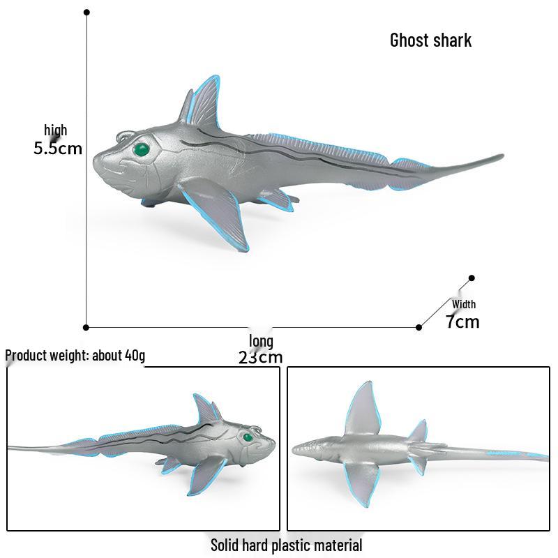 Children s Cognitive Toy: Deep Sea Silver Shark Simulation Model