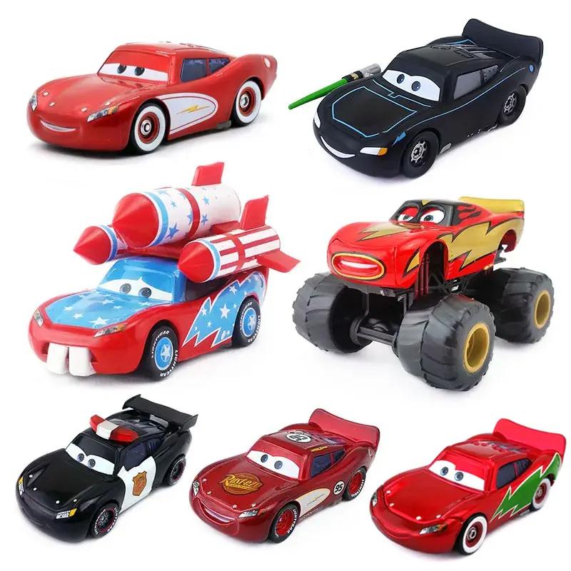 Pixar Cars Lightning McQueen Hook Jackson Storm Ramirez 1:55 Diecast Metalllegierung Auto Kinderspielzeug Weihnachtsgeschenk