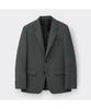 Customellow Gray Regular Fit Textured Setup Jacket Cwjam26401Gyd