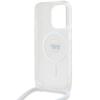 Karl Lagerfeld Klhmp15Lhckhnt Iphone 15 Pro 6.1 Hardcase Transparent Crossbody Iml Karl Head Magsafe