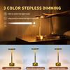 Wierless Simple Charging LED Desk Lamp Restaurant Bar Table Lamp Dimming Atmosphere Retro Portable Charging Touch USB Read Lamp