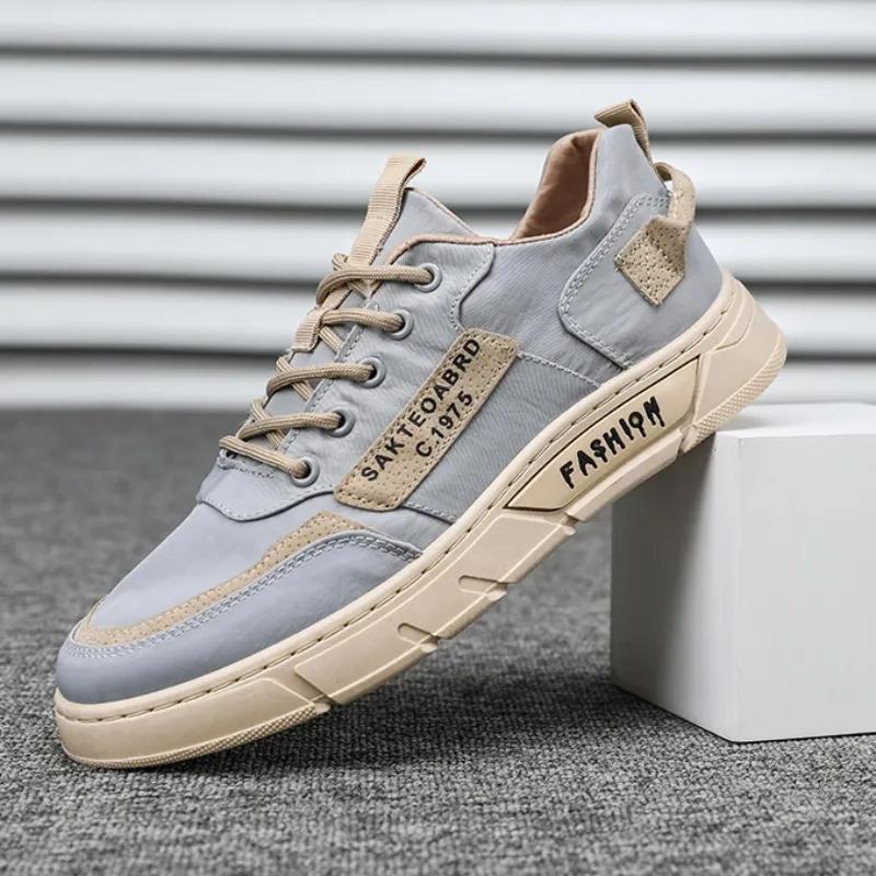 Summer New Breathable 2024 Men Sneakers Version of Men's Low-top Sneakers Canvas Shoes All-match Sports Casual Shoes Men Shoes
