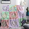 1PC Crystal Fantasy New Patterned Flannel Blanket High quality All Seasons for Home Decor Warmth and Comfort Gifts Birthday Present