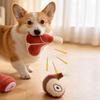 Quietschende Hundespielzeuge für kleine und mittlere Hunde Plüsch Bissfestes Kauspielzeug mit Geräusch Interaktives Haustierspielzeug zur Zahnpflege und gegen Langeweile