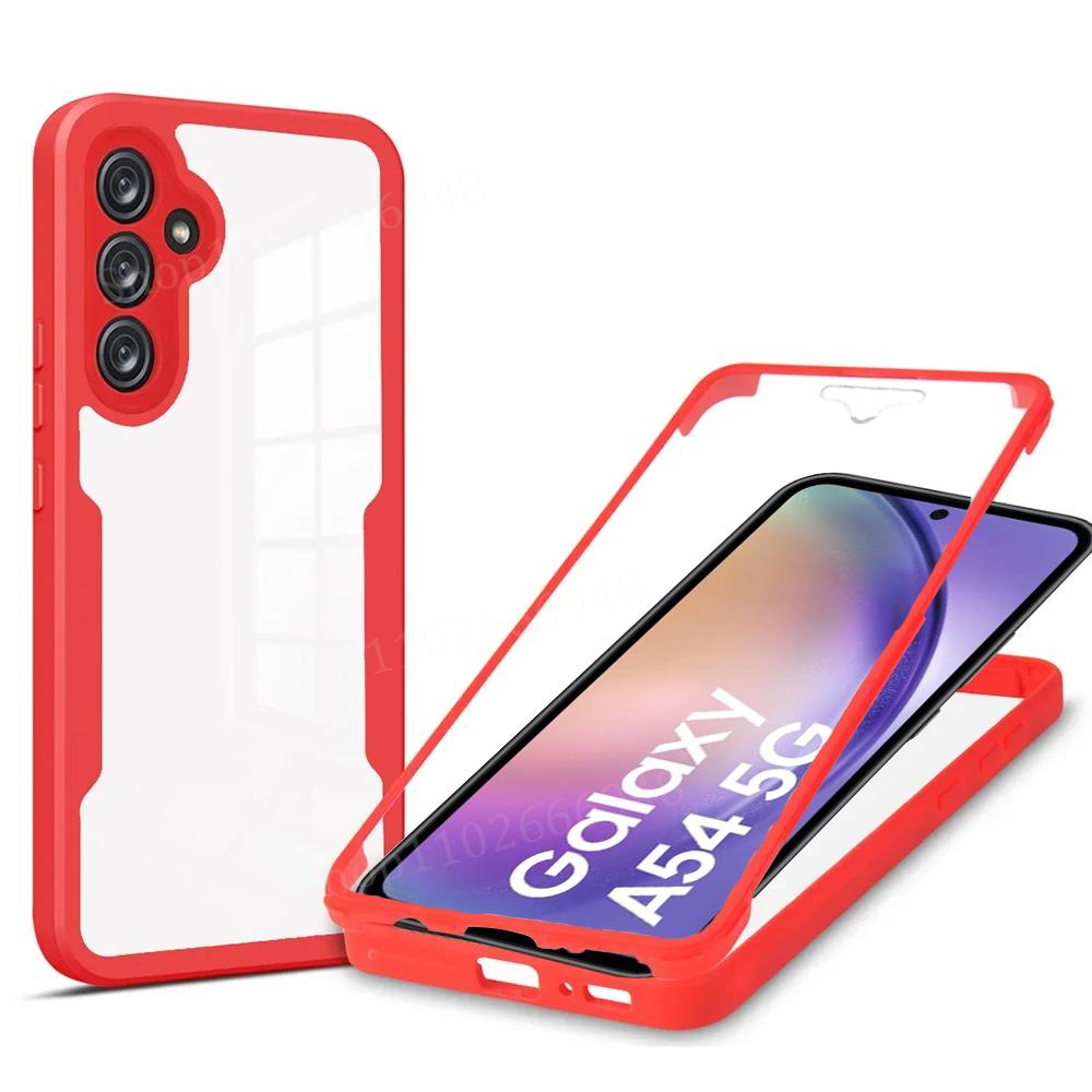 360 Full Coverage Phone Case For Samsung Galaxy A56 A54 A36 A55 A16 A15 A35 A25 A53 A51 A34 A33 A32 A24 A23 A22 A14 A13 5G Funda