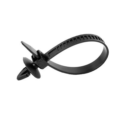 New Useful 2018 High Quality Cable Ties 30pcs Push Retainer Self-Locking Strap Ties Zip 14cm Black For Car Mount