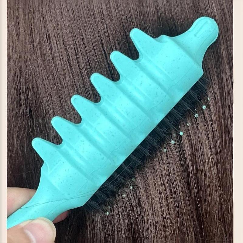 Curling Hair Styling Brush 1PC Heat Resistant Salon Grade Shaping Comb for Men Women Wet Dry Hair