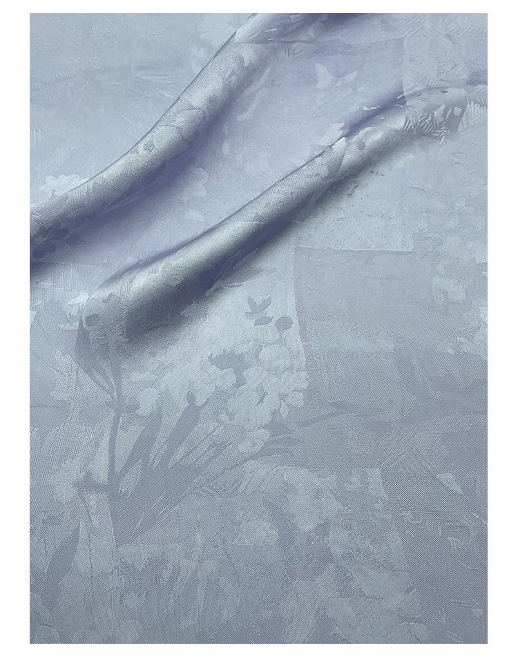 140gsm Silky Jacquard Fabric for Women: Breathable Chinese Style for Spring/Summer