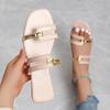 Women Casual Anti-slip Slippers Comfortable Outdoor Sandals Flat Slippers Elegant Designer Shoes Summer New Slides Women