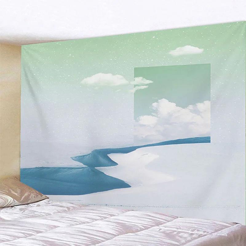 Красочные Небеса Творческий Абстрактная Мода Фон Украшения Гобелен Девушка Исцеление — фото 10