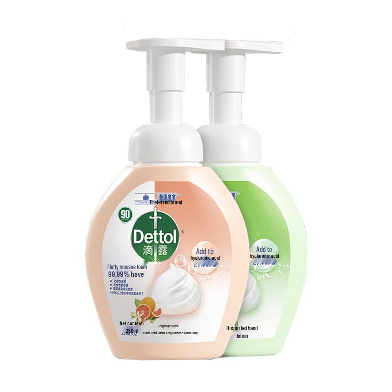 

Dettol Foam Hand Wash Twin Pack (Grapefruit & Lime)