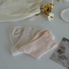 Fafahome Gentle Color Loose Confinement Socks Solid Color Girl Pink Versatile Cotton Socks