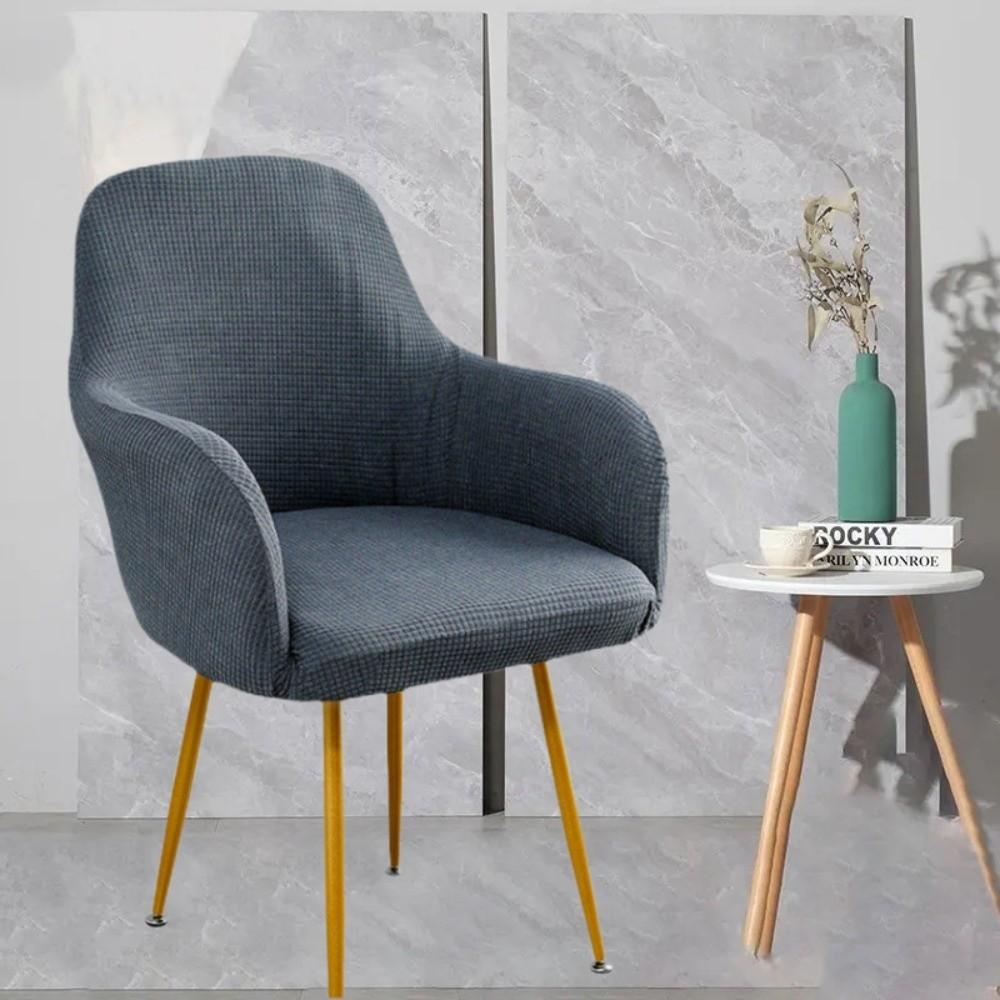 Elastic High Arm Chair Covers Polar Fleece All-in-one Seat Slipcovers Dustproof Adjustable Armchair Covers for Home Wedding