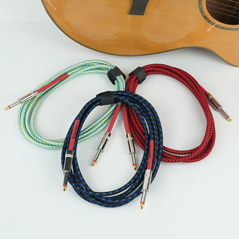 Noise Reduction Electric Guitar Cable - 3m, 6m, 10m Options: Bass Series & Effect Pedal Connection