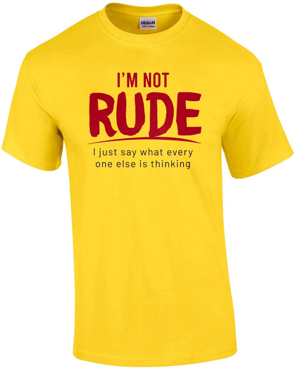 Я не грубый - я просто говорю то, о чем думают все остальные - саркастическая футболка S