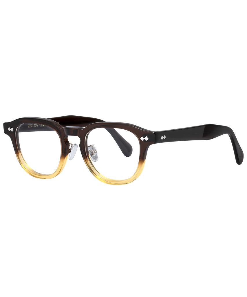 Likkeullou Rc Temple No.2 Black Brown Acetate Glasses