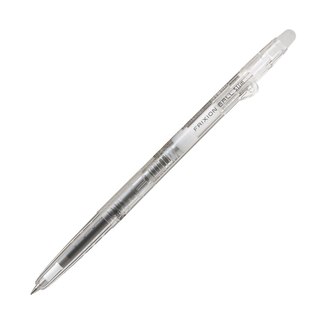 Pilot Frixion Ball Slim Erasable Ballpoint 10 Pens 0.38mm Pen, Non-Color Black, (LFBS180UFNCB)