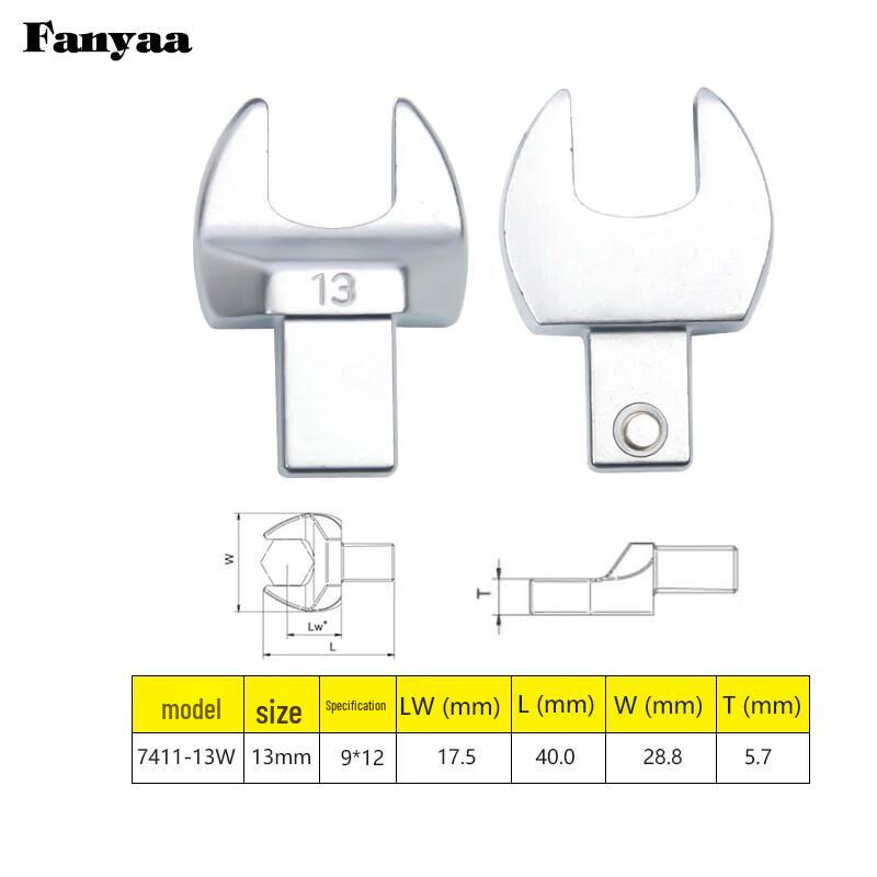 

Fanyaa Torque Wrench Crowfoot Inserts