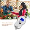 Portable Plastic Electric Digital Hanging Scale with Hook Tool for Fishing Luggage (Black)